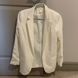 Cream white H&M blazer. Size 8.